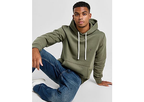 Tommy Hilfiger Small Flag Hoodie Green