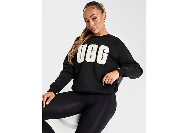 UGG Fuzzy Logo Crew Sweatshirt