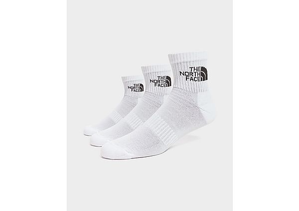 The North Face 3-Pack Quarter Socks White