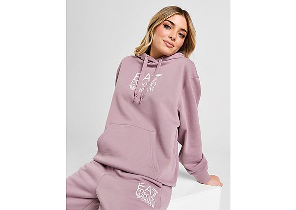 EA7 Emporio Armani Box Logo Oversized Hoodie