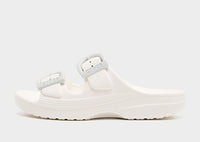 Crocs Saturday Enamel Buckle Sandal white