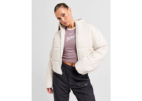 Nike Sportswear Classic Puffer Jacket Light Orewood Brown White