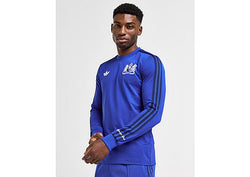 adidas Originals Manchester United FC George Best Long Sleeve Shirt Blue