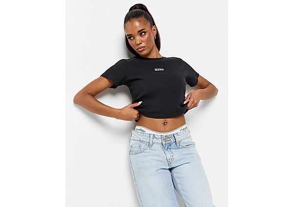 LEVI'S Ribbed Baby T-Shirt Black