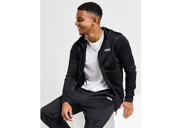 McKenzie Dalston Poly Full Zip Hoodie Black