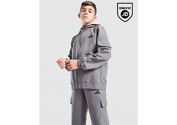 adidas Badge of Sport Woven Tracksuit Junior