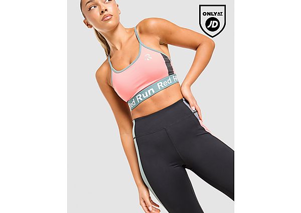 Red Run Activewear Outer Space Strappy Sports Bra