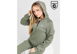 Ea7 Emporio Armani Ventus Tape 1/2 Zip Hoodie Khaki