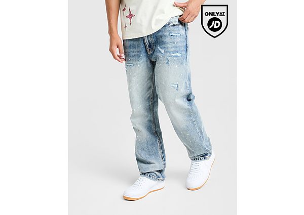 Supply & Demand Etch Relaxed Ripped Jeans