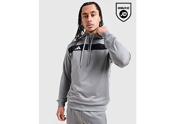 adidas Tiro 25 14 Zip Hoodie Grey