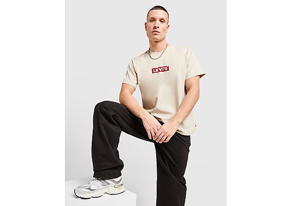 LEVI'S Boxtab Logo TShirt Brown