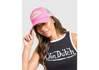 Von Dutch Staple Trucker Cap pink