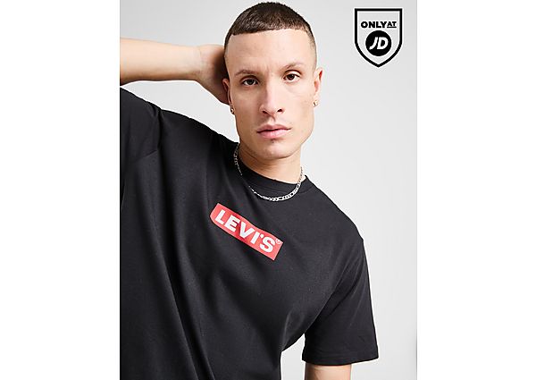 LEVI'S Print Boxtab TShirt Black