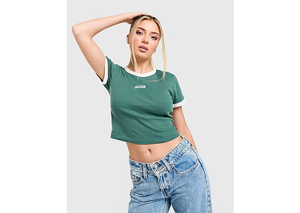 LEVI'S Box Ringer T-Shirt Green