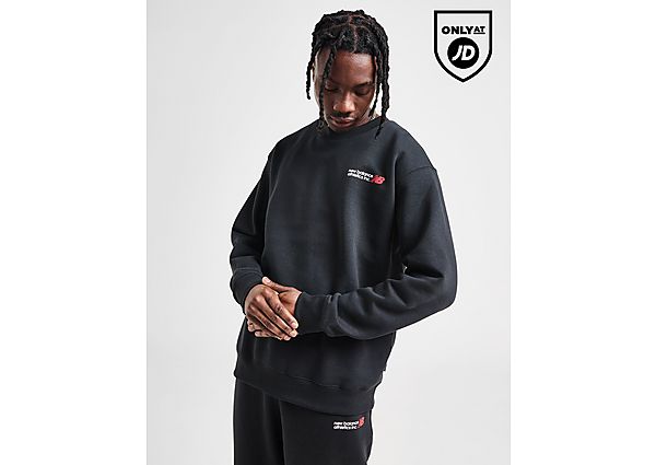 New Balance Core Logo Crew Sweatshirt Black