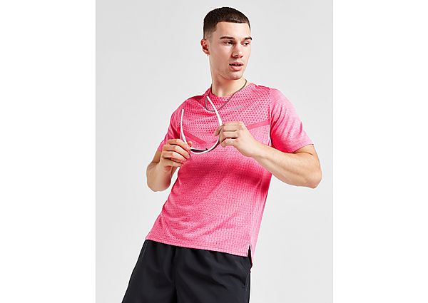 Nike TechKnit T-Shirt Aster Pink Pinksicle