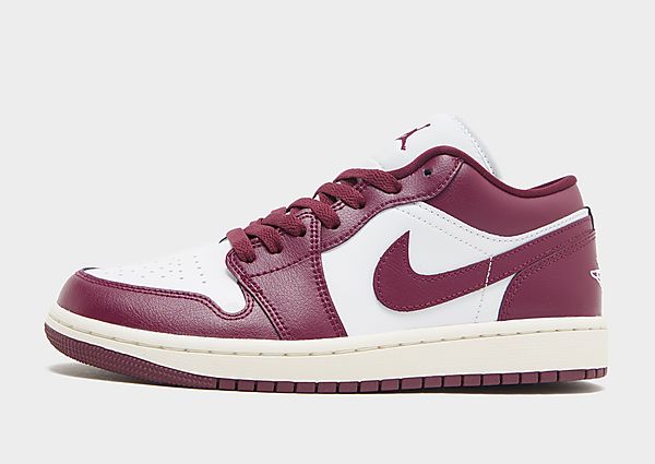 Jordan Air 1 Low Women's White/Sail/Bordeaux