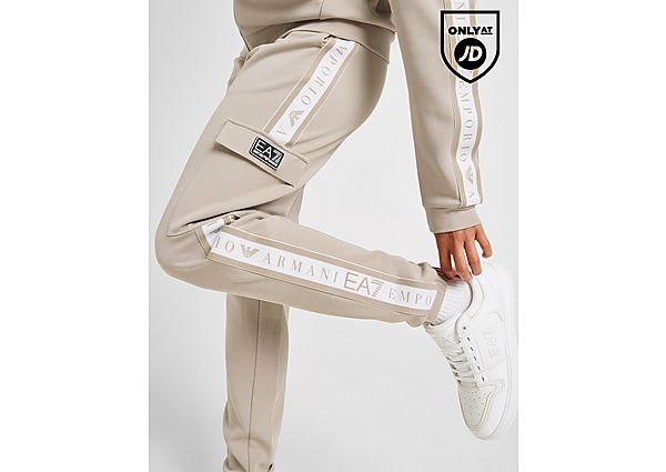 EA7 Emporio Armani Ventus Cargo Track Pants Brown