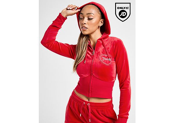 JUICY COUTURE Diamante Heart Logo Hoodie