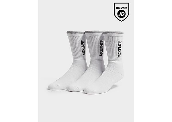 McKenzie 3 Pack Sport Socks White