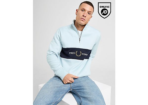 Fred Perry Cut & Sew 1/2 Zip Sweatshirt