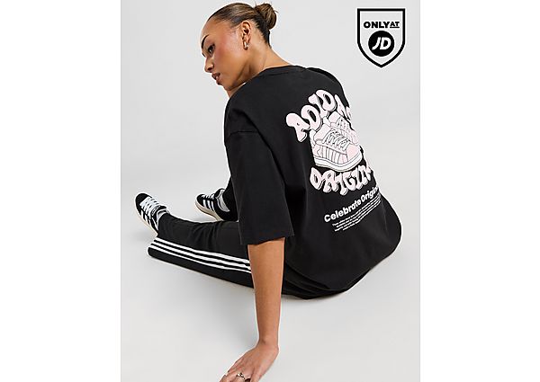 adidas Originals Footwear Bubble Graphic T-Shirt Black