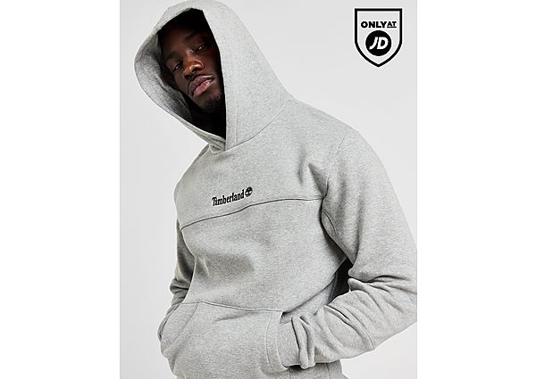 Timberland Overhead Embroidered Hoodie Grey