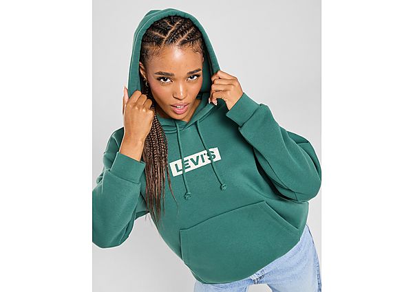 LEVI'S Boxtab Overhead Hoodie Green