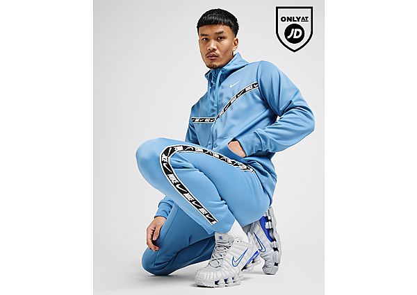 Nike Tape Polyknit Track Pants Blue