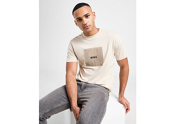 BOSS Box Logo TShirt Stone