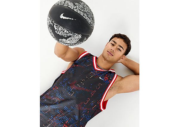 Nike All Over Print Basketball Jersey Black