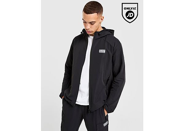 EA7 Emporio Armani Reflective Woven Full Zip Hoodie