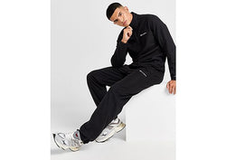 Champion Fleece Open Hem Track Pants Black