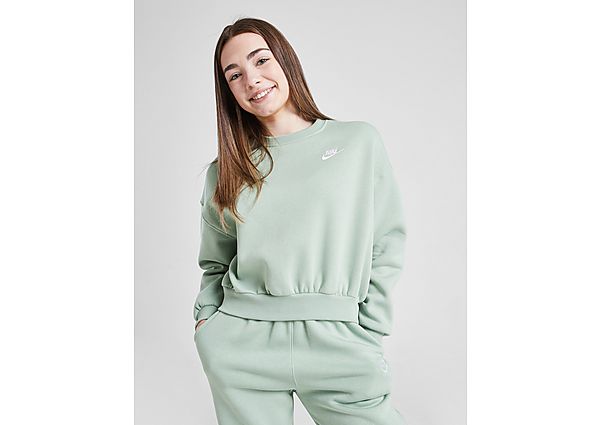 Nike Girls\' Club Fleece Boxy Crew Sweatshirt Junior
