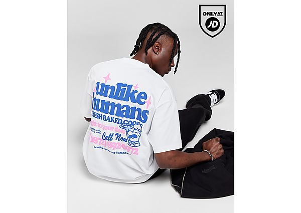 Unlike Humans Baked TShirt White