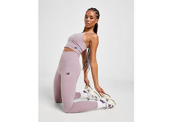 New Balance Logo Tights Purple