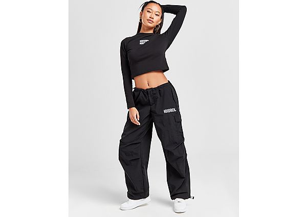 Hoodrich Parachute Pants Black