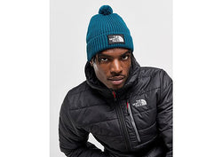 The North Face TNF Box Pom Beanie Hat Navy