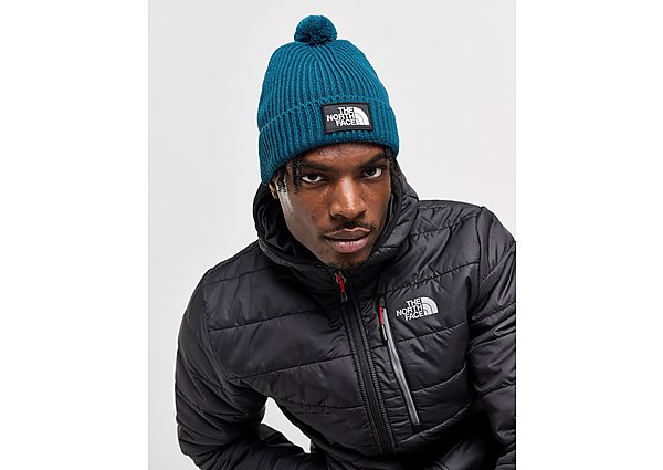 The North Face TNF Box Pom Beanie Hat Navy