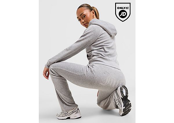 JUICY COUTURE Diamante Logo Velour Joggers