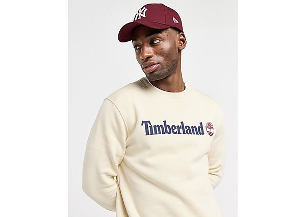 Timberland Logo Crew Sweatshirt Brown