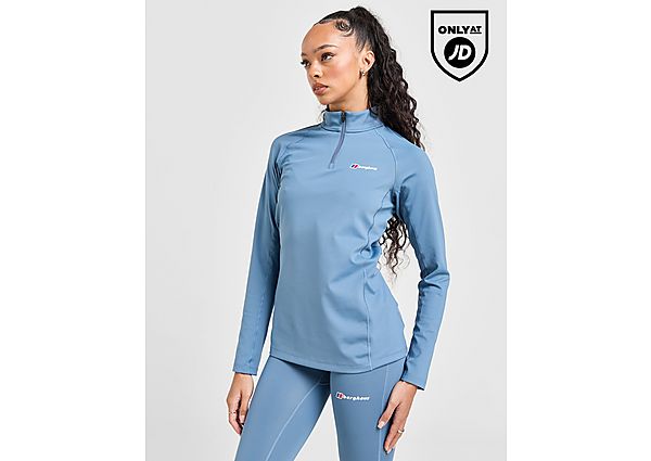 Berghaus Tech Mesh 1/4 Zip Top Blue