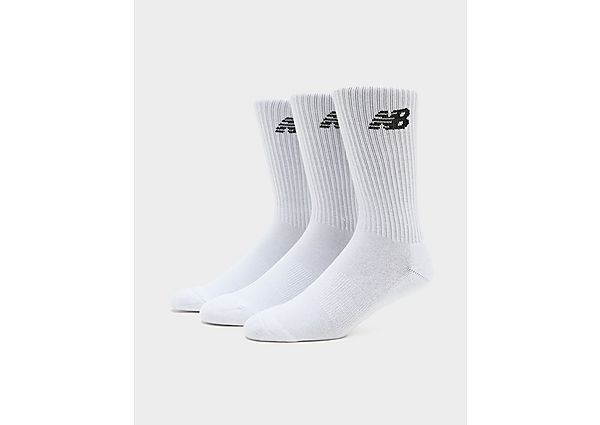 New Balance 3Pack Everyday Crew Socks White