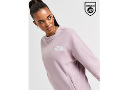 The North Face Bonete Polar Fleece Crew Sweatshirt Purple