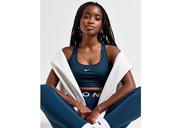 Nike Training Swoosh Bra Navy