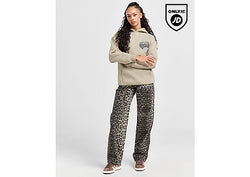 Unlike Humans Mid Rise Leopard Jeans