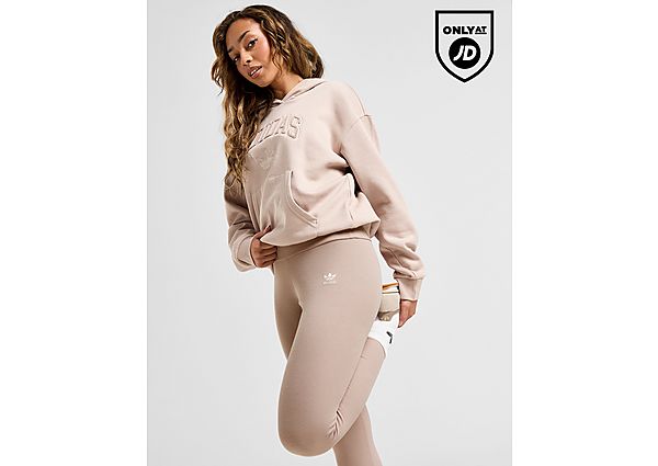 Adidas Originals Ribbed Leggings Beige