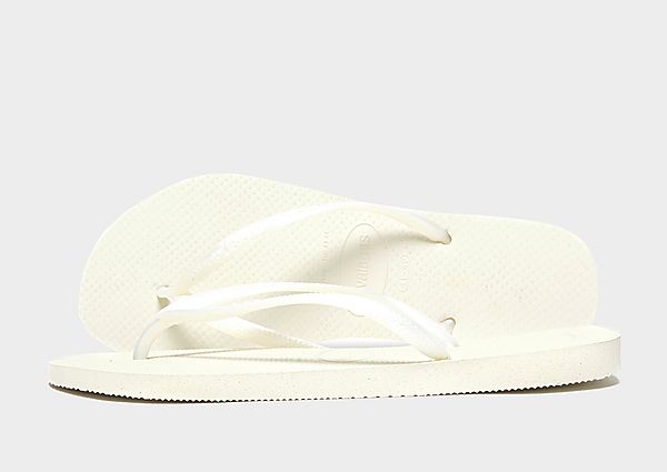 Havaianas Slim Flip Flops Women's White