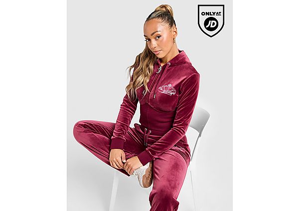 JUICY COUTURE Crown Velour Corset Hoodie