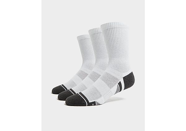 Under Armour 3Pack HeatGear Tech Crew Socks White